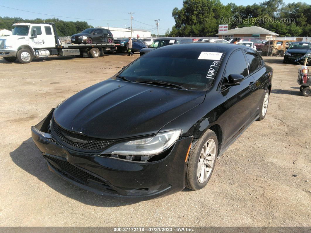 2015 Chrysler 200 S Black vin: 1C3CCCBB4FN731468