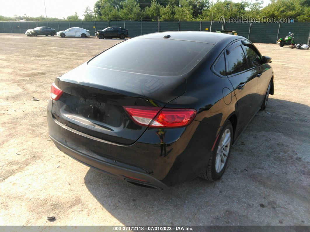 2015 Chrysler 200 S Black vin: 1C3CCCBB4FN731468