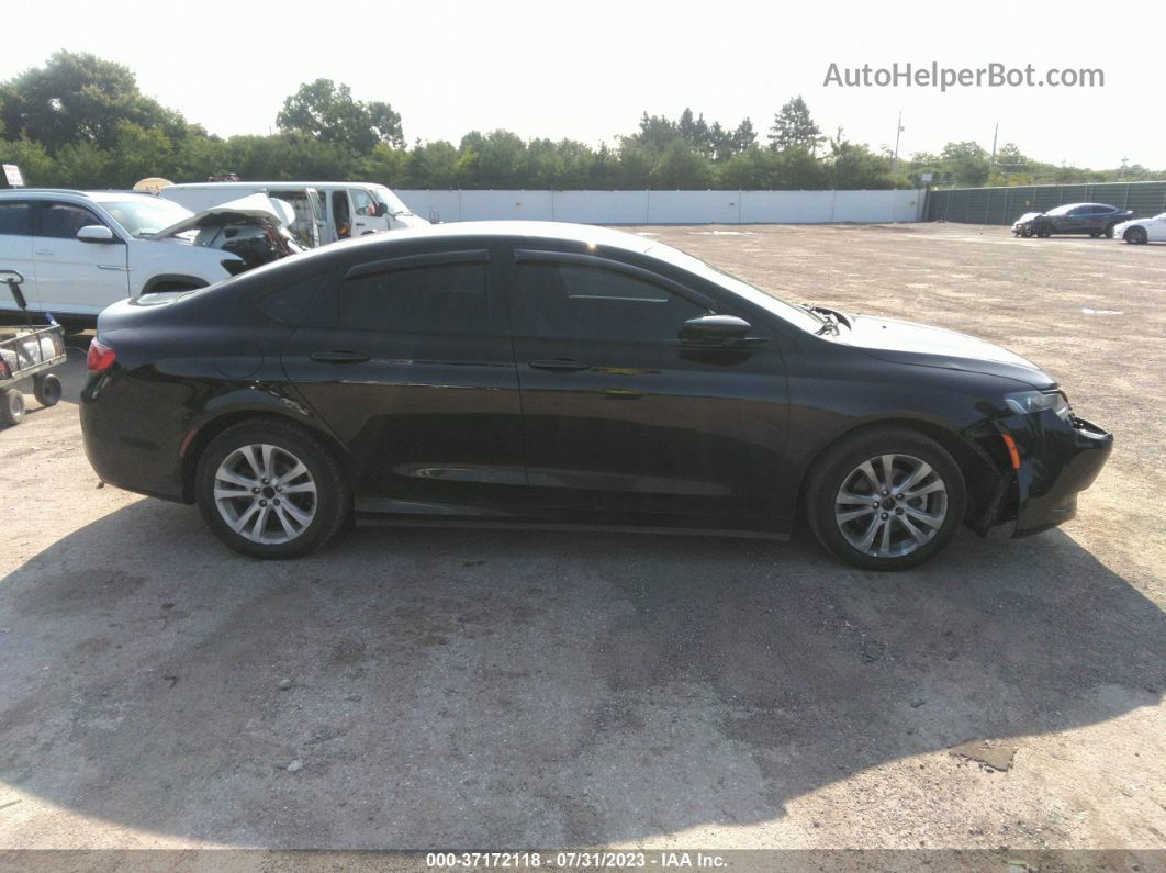 2015 Chrysler 200 S Black vin: 1C3CCCBB4FN731468