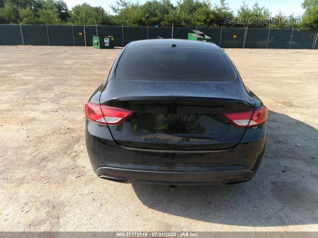 2015 Chrysler 200 S Black vin: 1C3CCCBB4FN731468