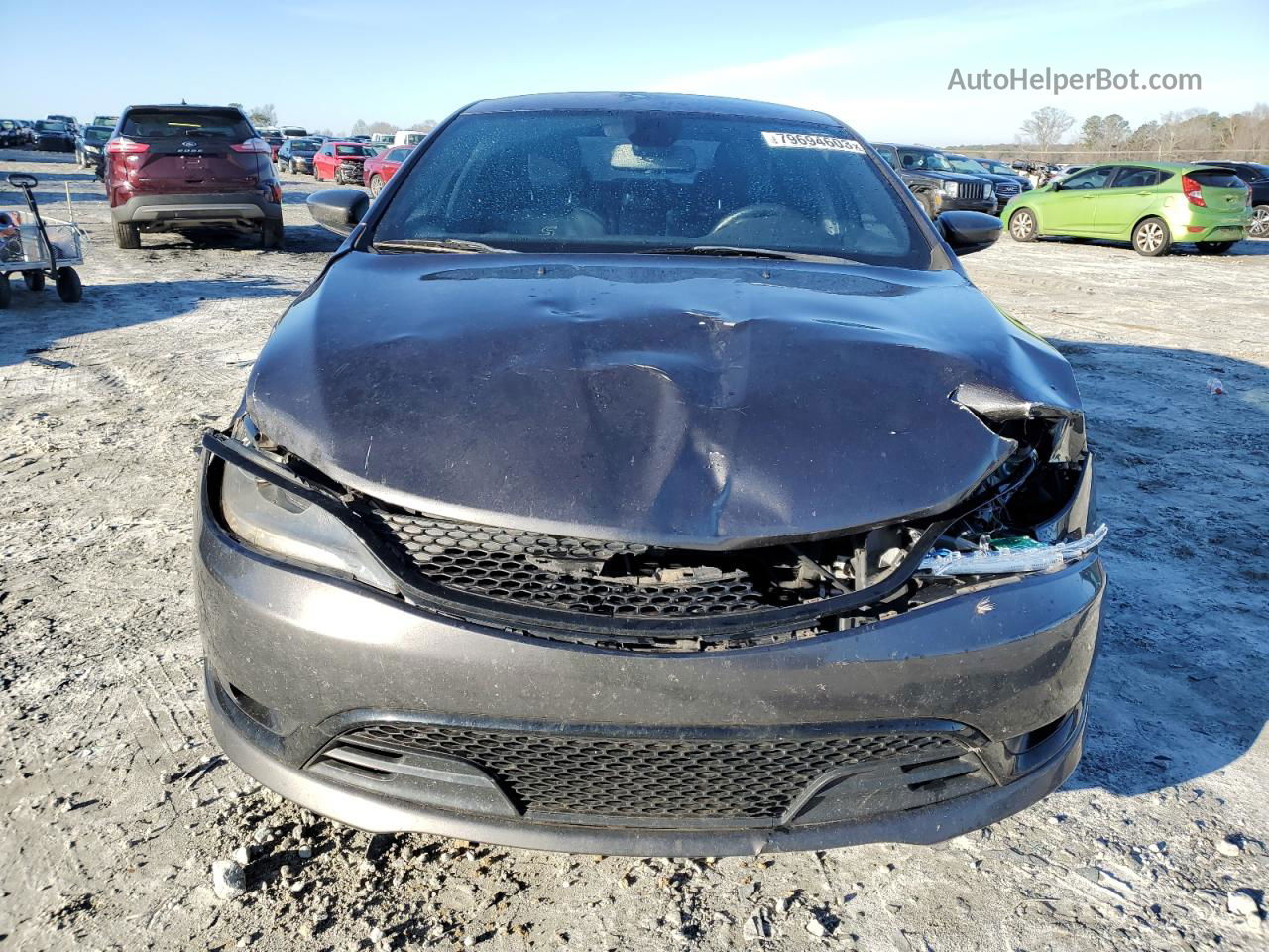 2016 Chrysler 200 S Gray vin: 1C3CCCBB4GN120373