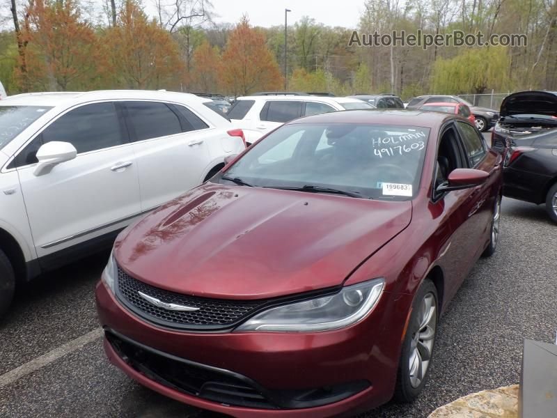 2016 Chrysler 200 S vin: 1C3CCCBB4GN123242