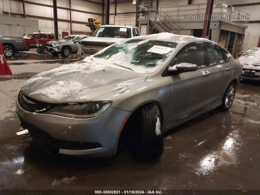 2015 Chrysler 200 S Silver vin: 1C3CCCBB5FN650740