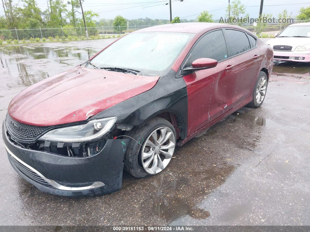 2015 Chrysler 200 S Burgundy vin: 1C3CCCBB5FN714761