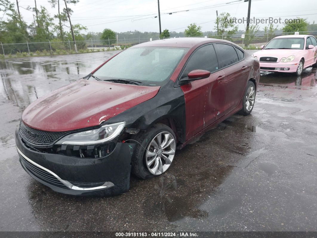 2015 Chrysler 200 S Burgundy vin: 1C3CCCBB5FN714761