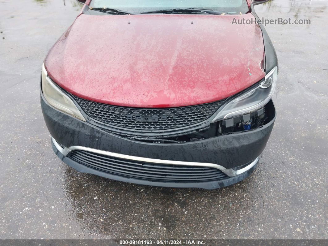 2015 Chrysler 200 S Burgundy vin: 1C3CCCBB5FN714761