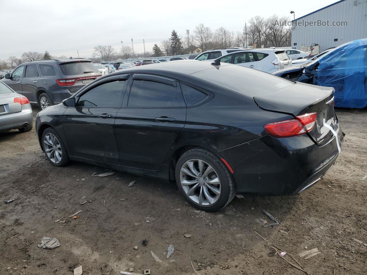 2015 Chrysler 200 S Черный vin: 1C3CCCBB5FN729938