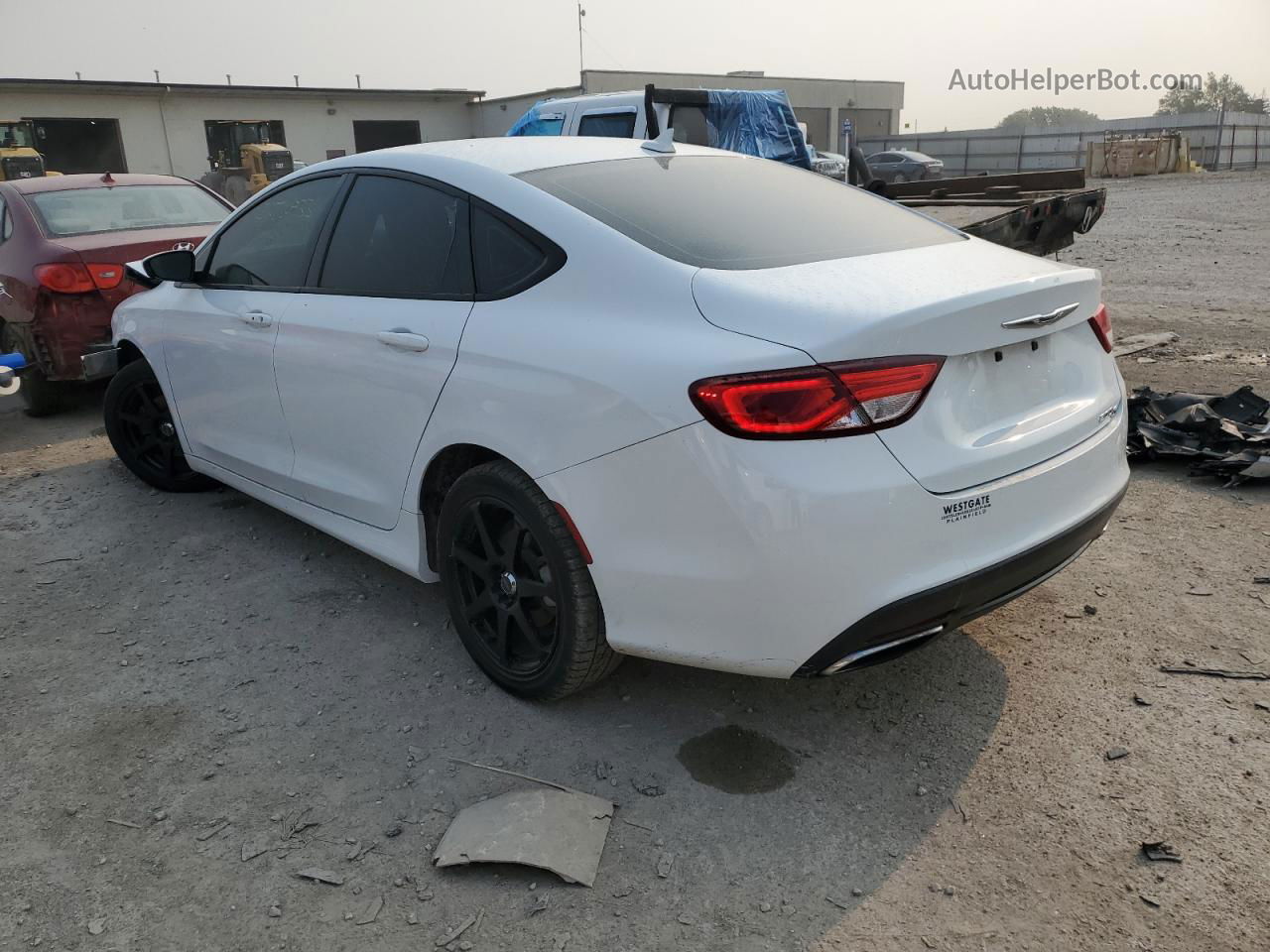 2015 Chrysler 200 S White vin: 1C3CCCBB5FN750935