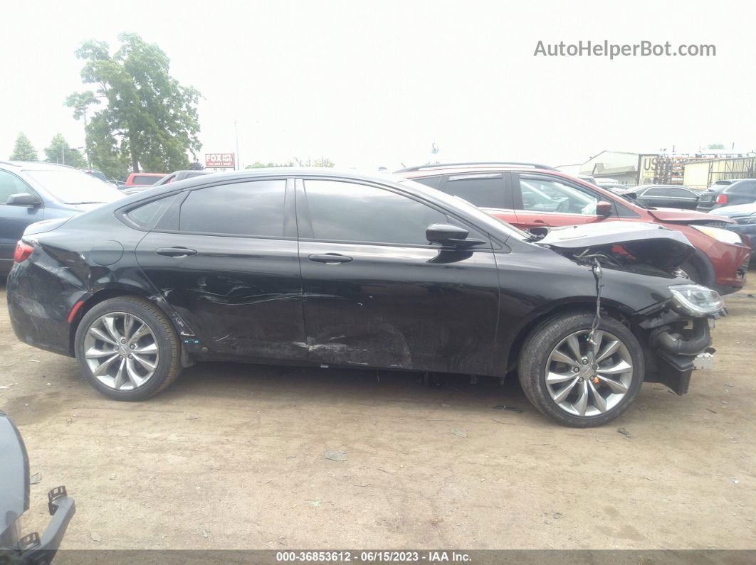 2016 Chrysler 200 S Black vin: 1C3CCCBB5GN116302