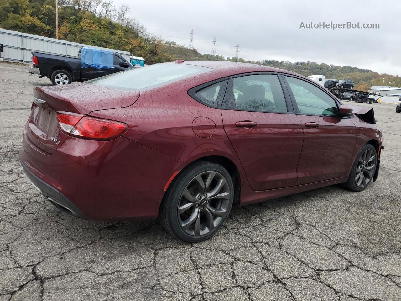 2016 Chrysler 200 S Burgundy vin: 1C3CCCBB5GN138509