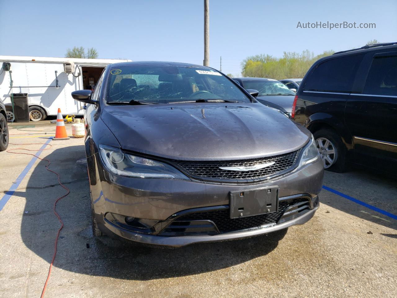 2016 Chrysler 200 S Gray vin: 1C3CCCBB5GN139031