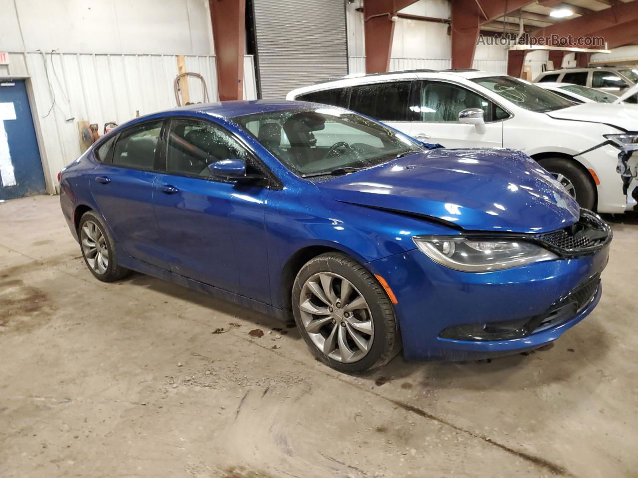 2016 Chrysler 200 S Синий vin: 1C3CCCBB5GN174460