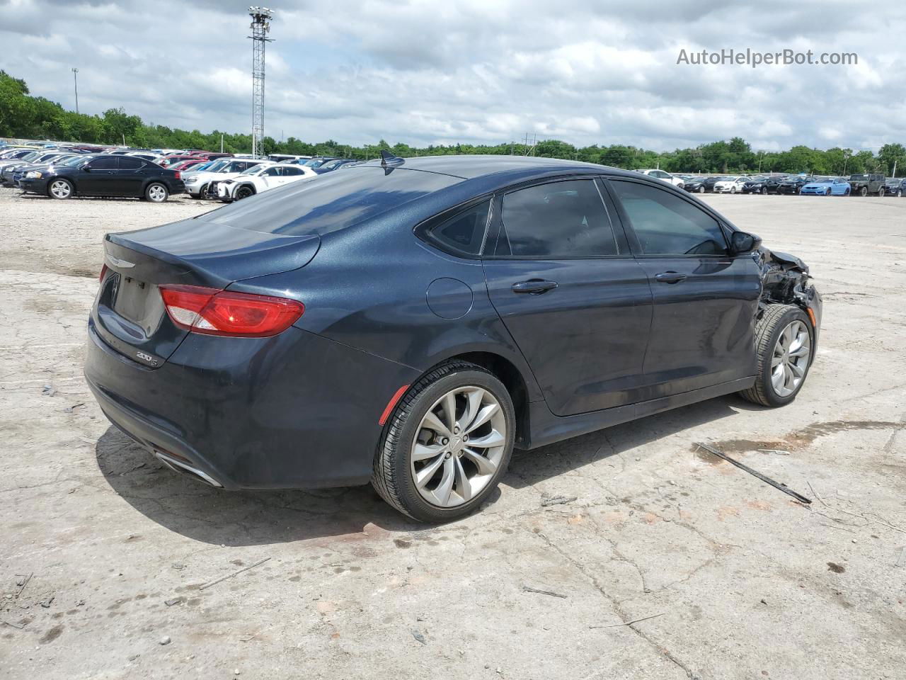 2016 Chrysler 200 S Blue vin: 1C3CCCBB5GN179223