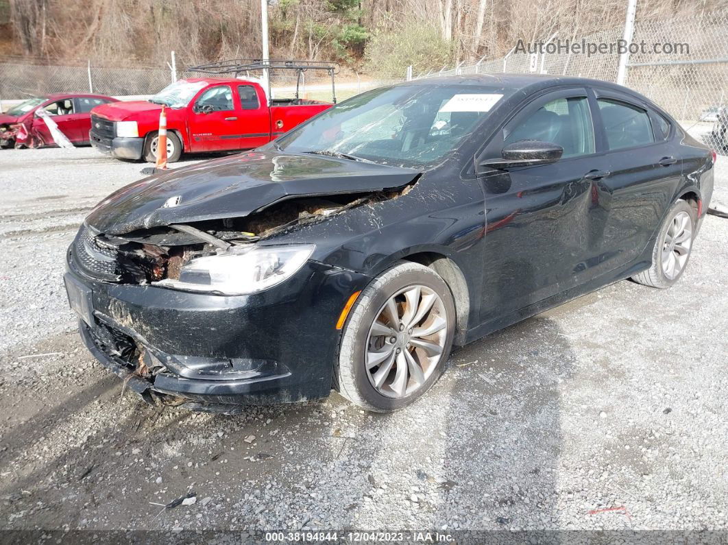 2015 Chrysler 200 S Black vin: 1C3CCCBB6FN731522