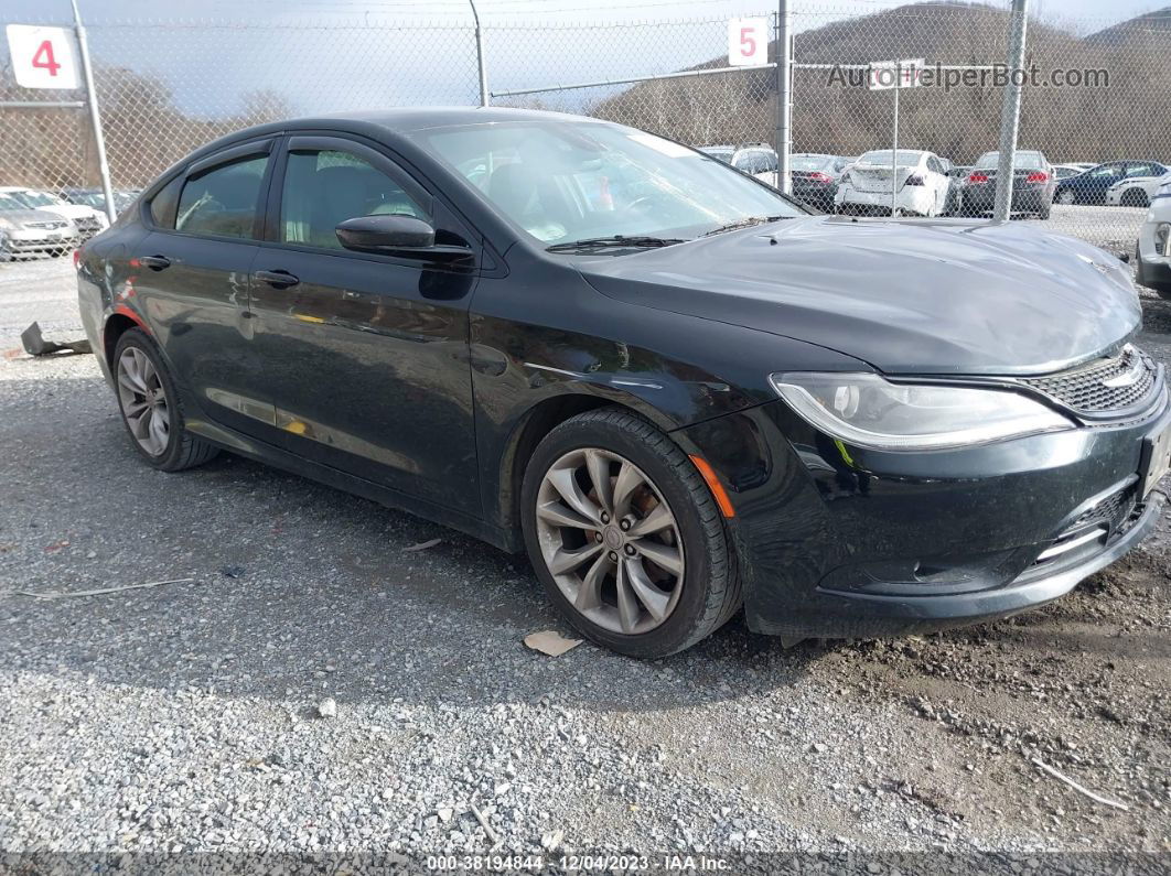 2015 Chrysler 200 S Black vin: 1C3CCCBB6FN731522