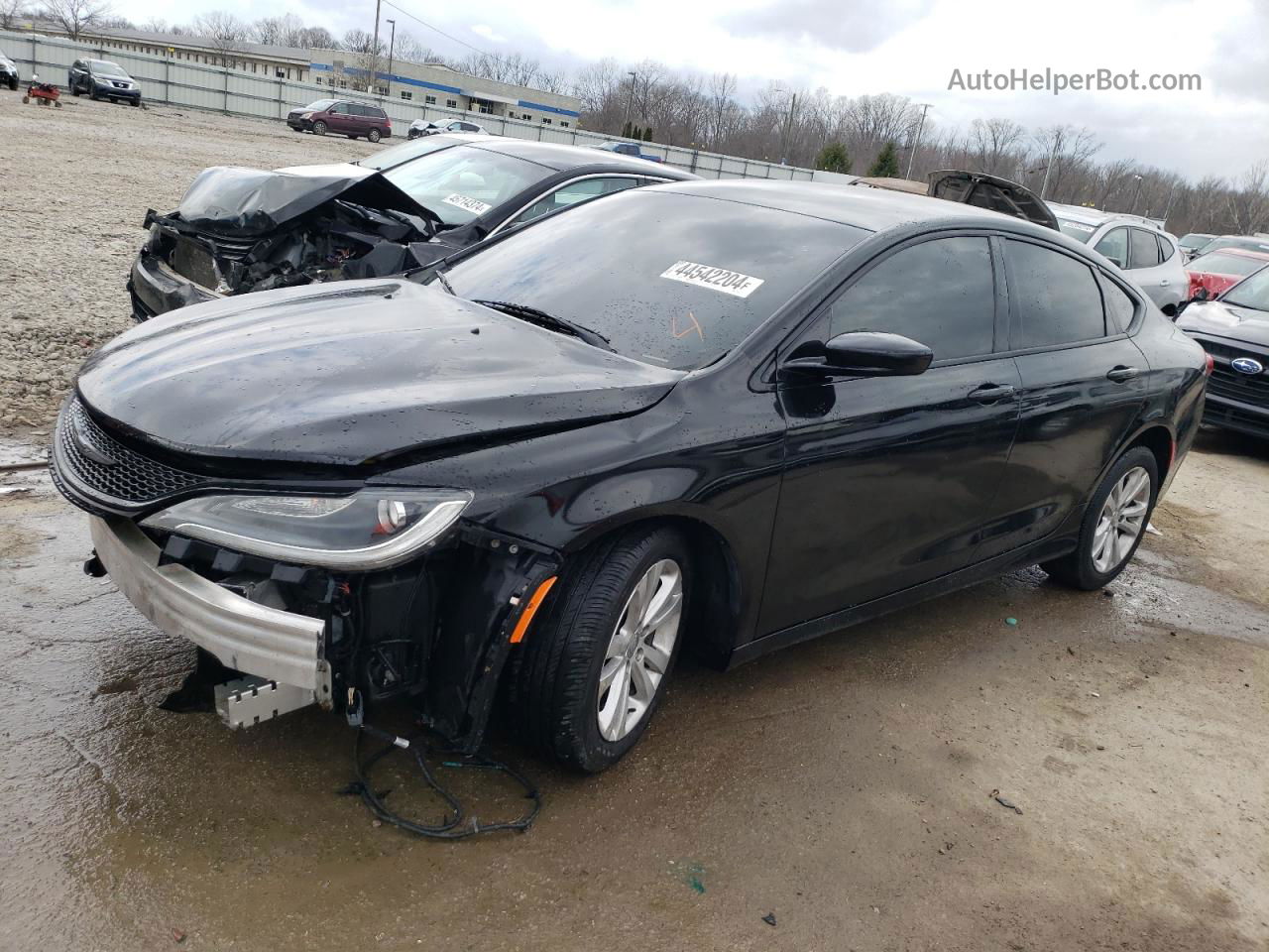 2015 Chrysler 200 S Black vin: 1C3CCCBB6FN755531