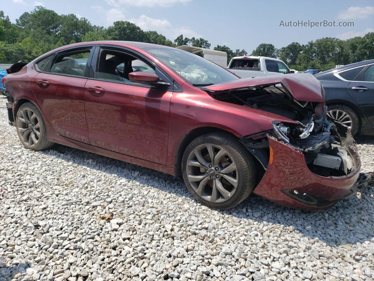 2016 Chrysler 200 S Burgundy vin: 1C3CCCBB6GN107253