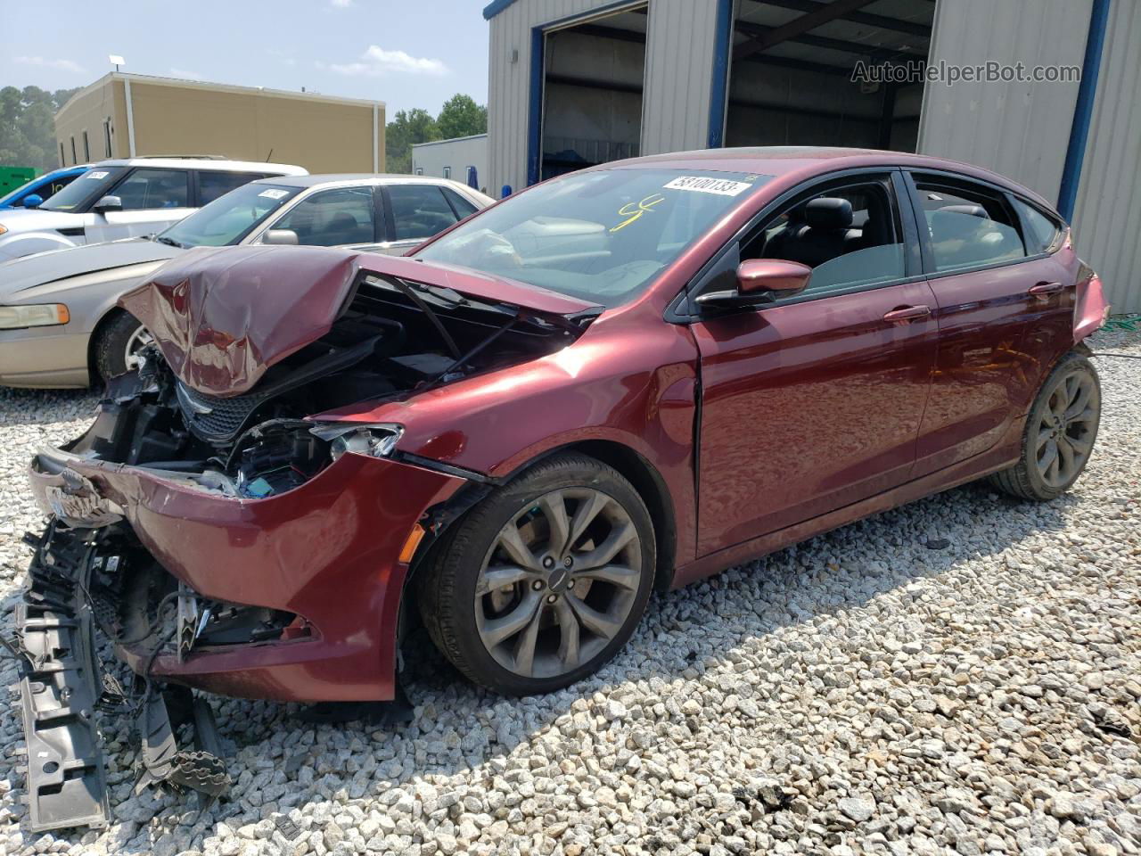 2016 Chrysler 200 S Burgundy vin: 1C3CCCBB6GN107253