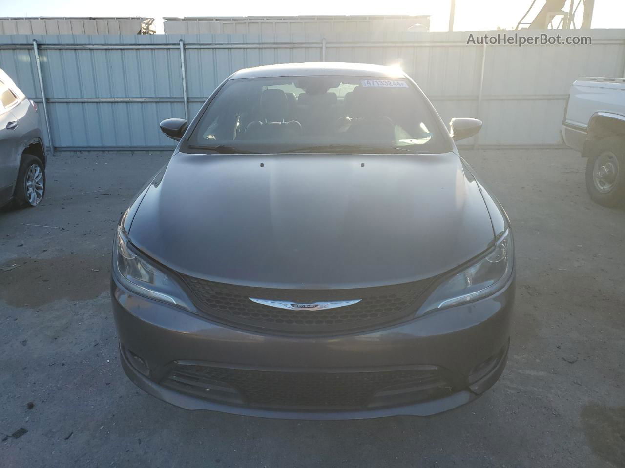 2016 Chrysler 200 S Gray vin: 1C3CCCBB6GN129463