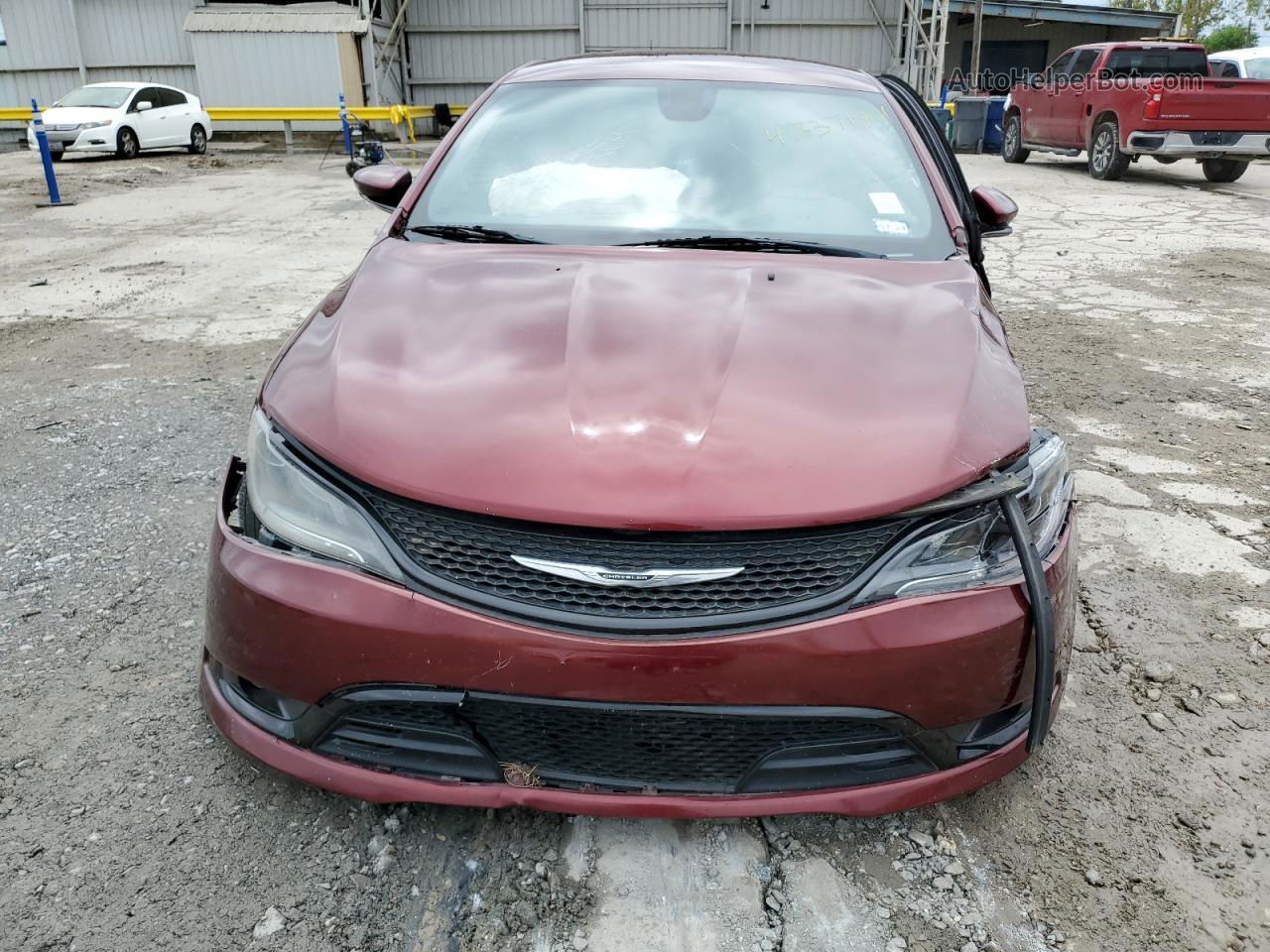 2016 Chrysler 200 S Maroon vin: 1C3CCCBB6GN130614