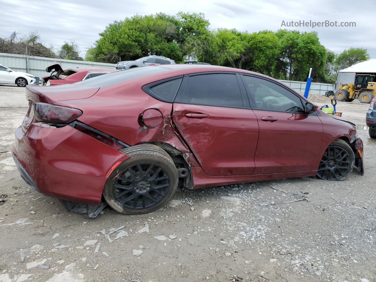 2016 Chrysler 200 S Maroon vin: 1C3CCCBB6GN130614