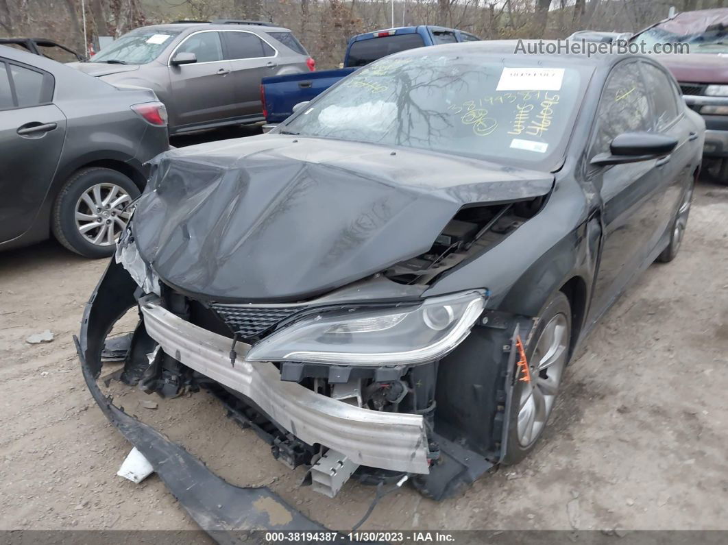 2015 Chrysler 200 S Черный vin: 1C3CCCBB7FN532110