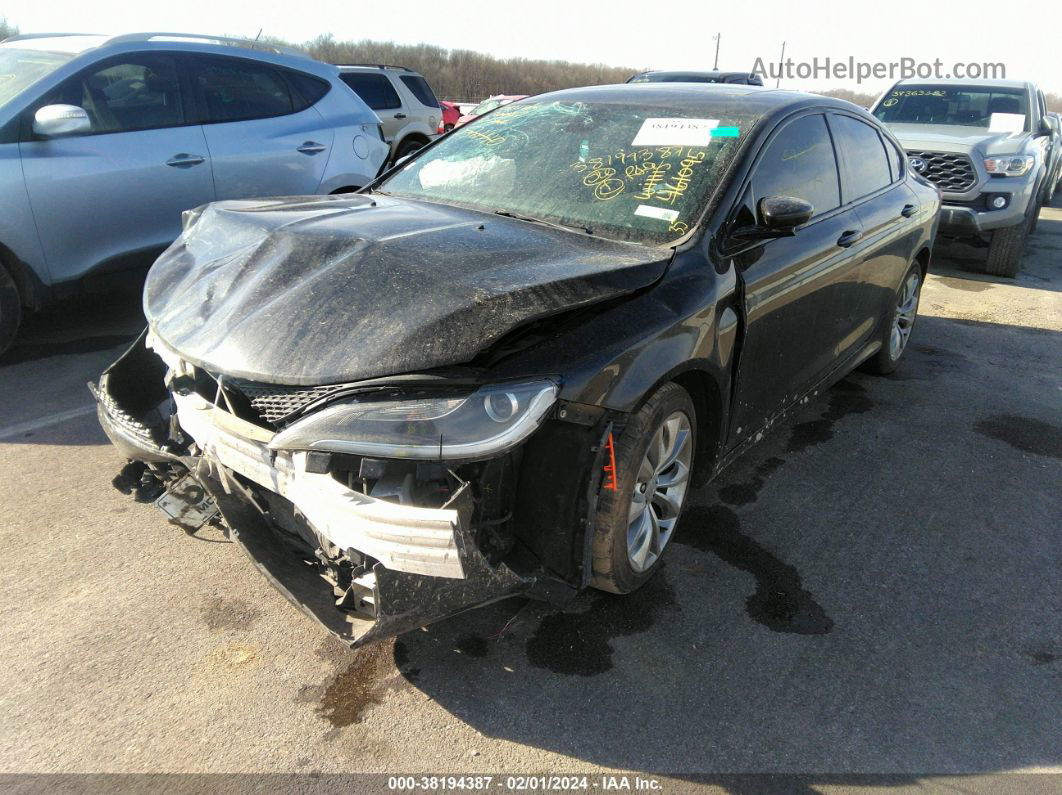 2015 Chrysler 200 S Black vin: 1C3CCCBB7FN532110