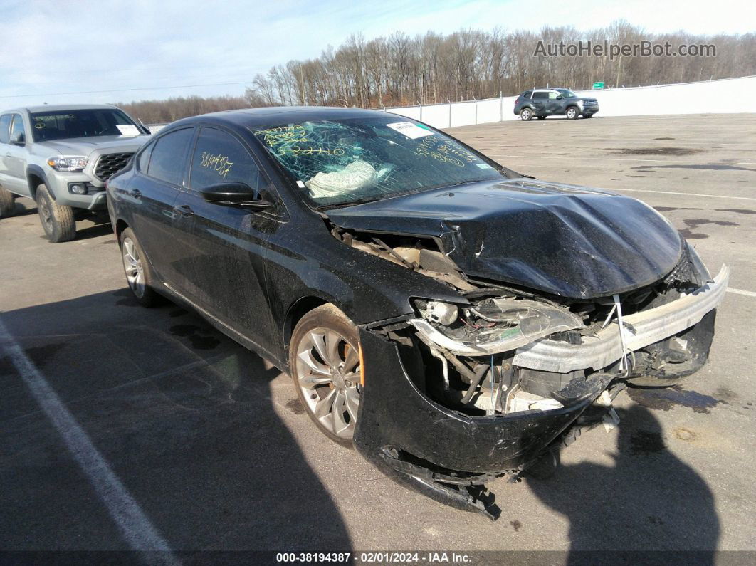 2015 Chrysler 200 S Черный vin: 1C3CCCBB7FN532110