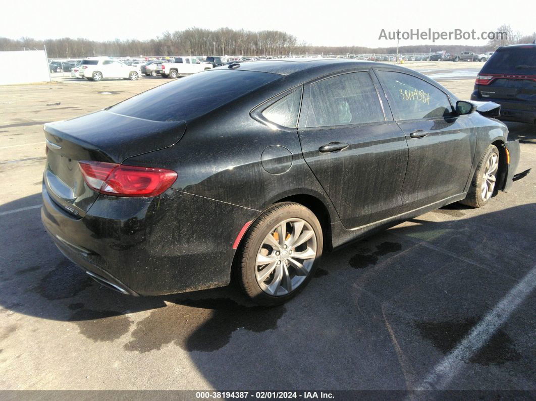 2015 Chrysler 200 S Черный vin: 1C3CCCBB7FN532110