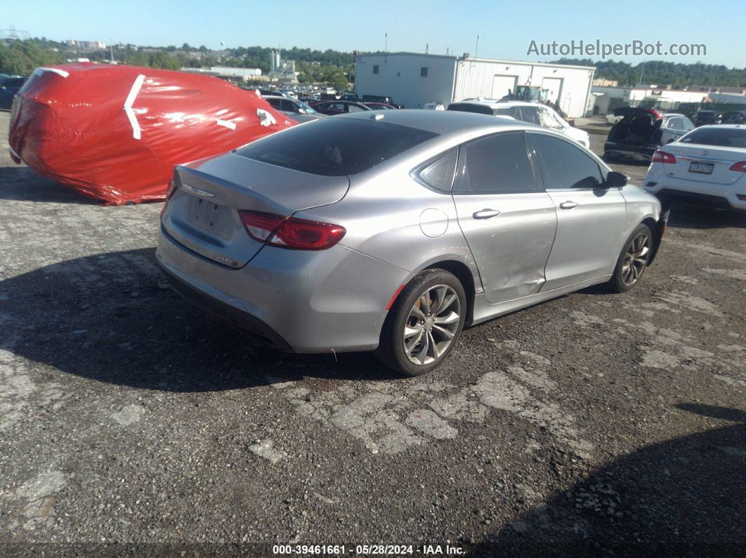 2015 Chrysler 200 S Silver vin: 1C3CCCBB7FN541647