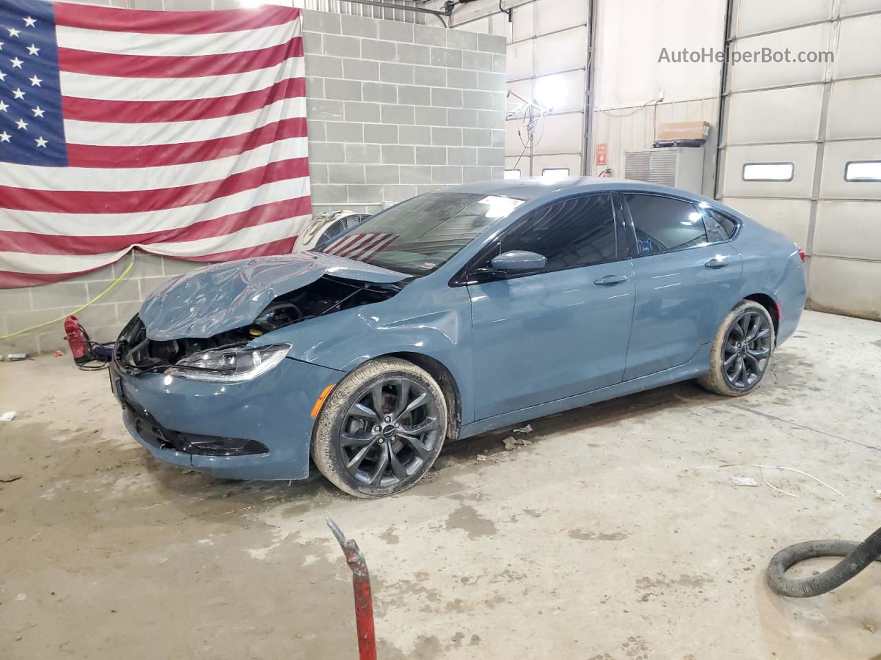 2015 Chrysler 200 S Blue vin: 1C3CCCBB7FN633969