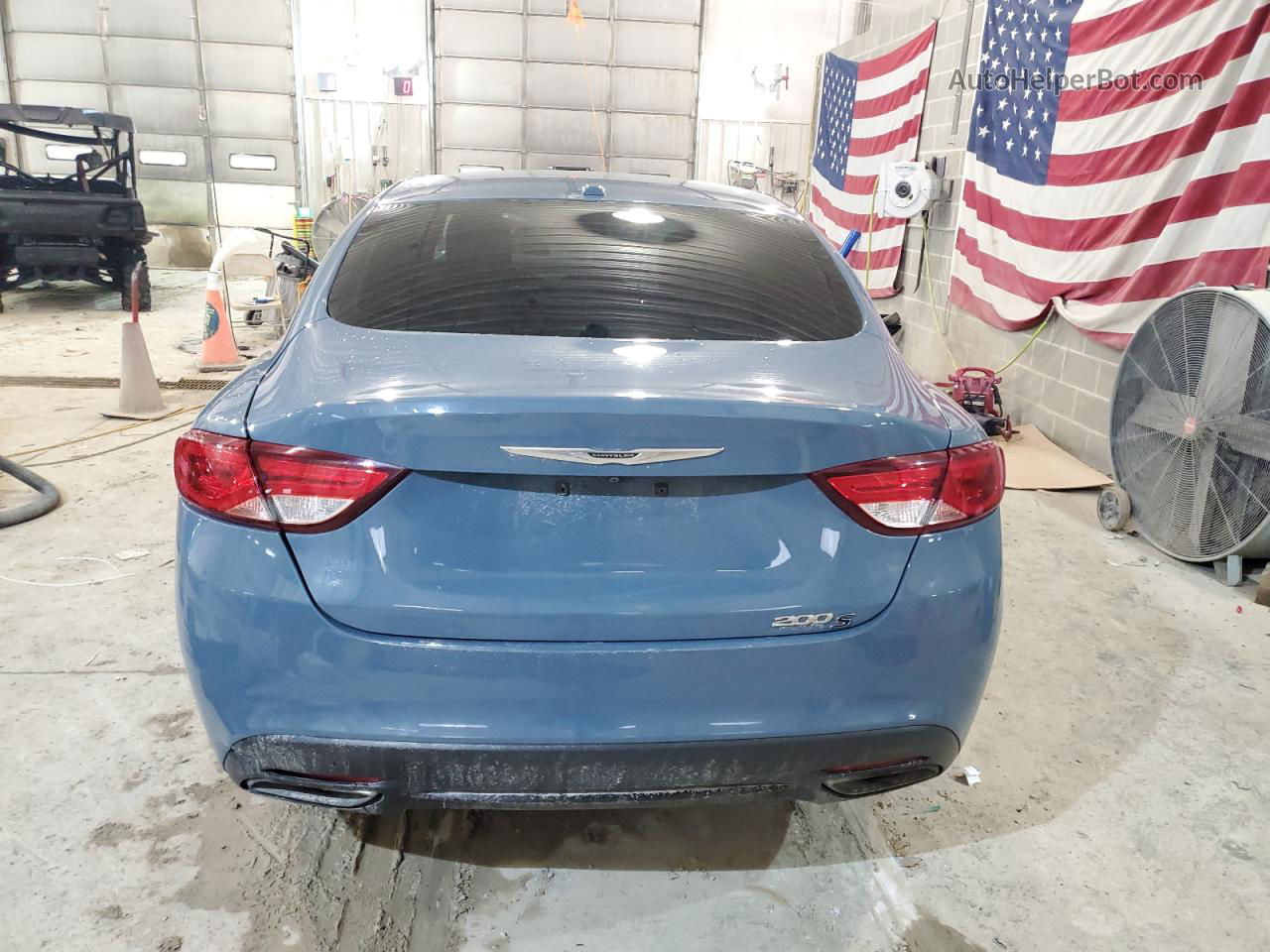 2015 Chrysler 200 S Blue vin: 1C3CCCBB7FN633969