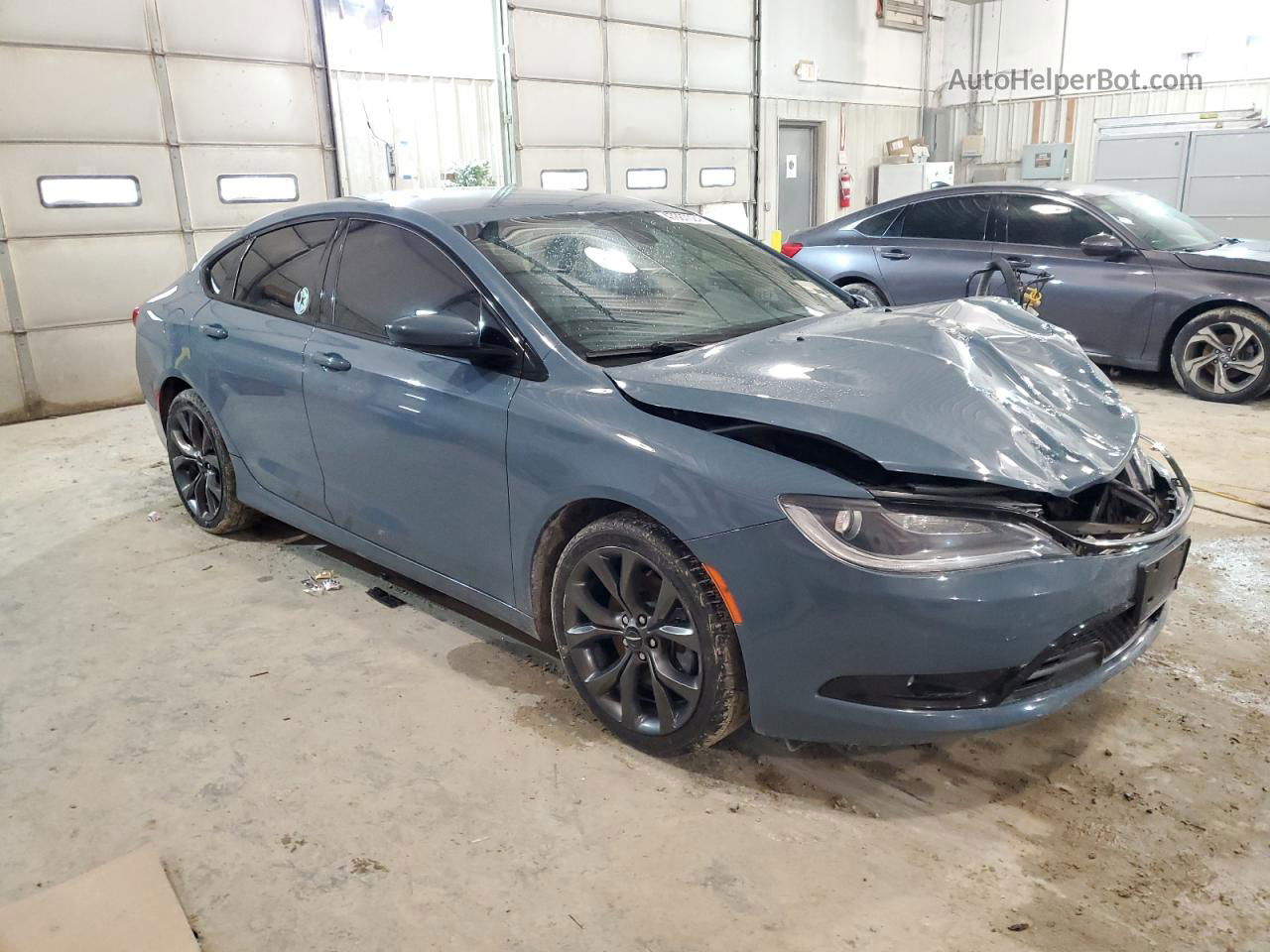 2015 Chrysler 200 S Синий vin: 1C3CCCBB7FN633969