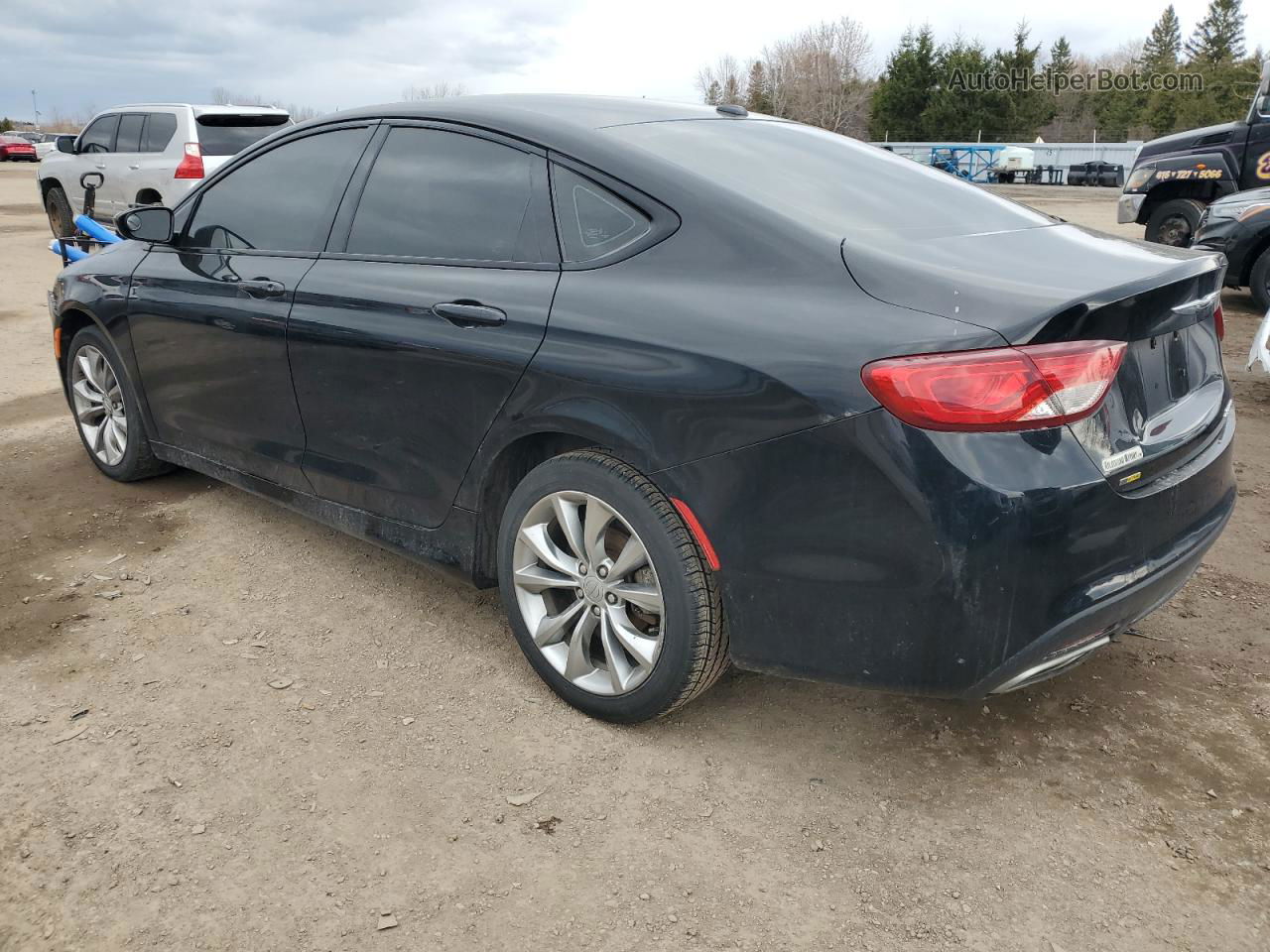 2015 Chrysler 200 S Black vin: 1C3CCCBB7FN708573