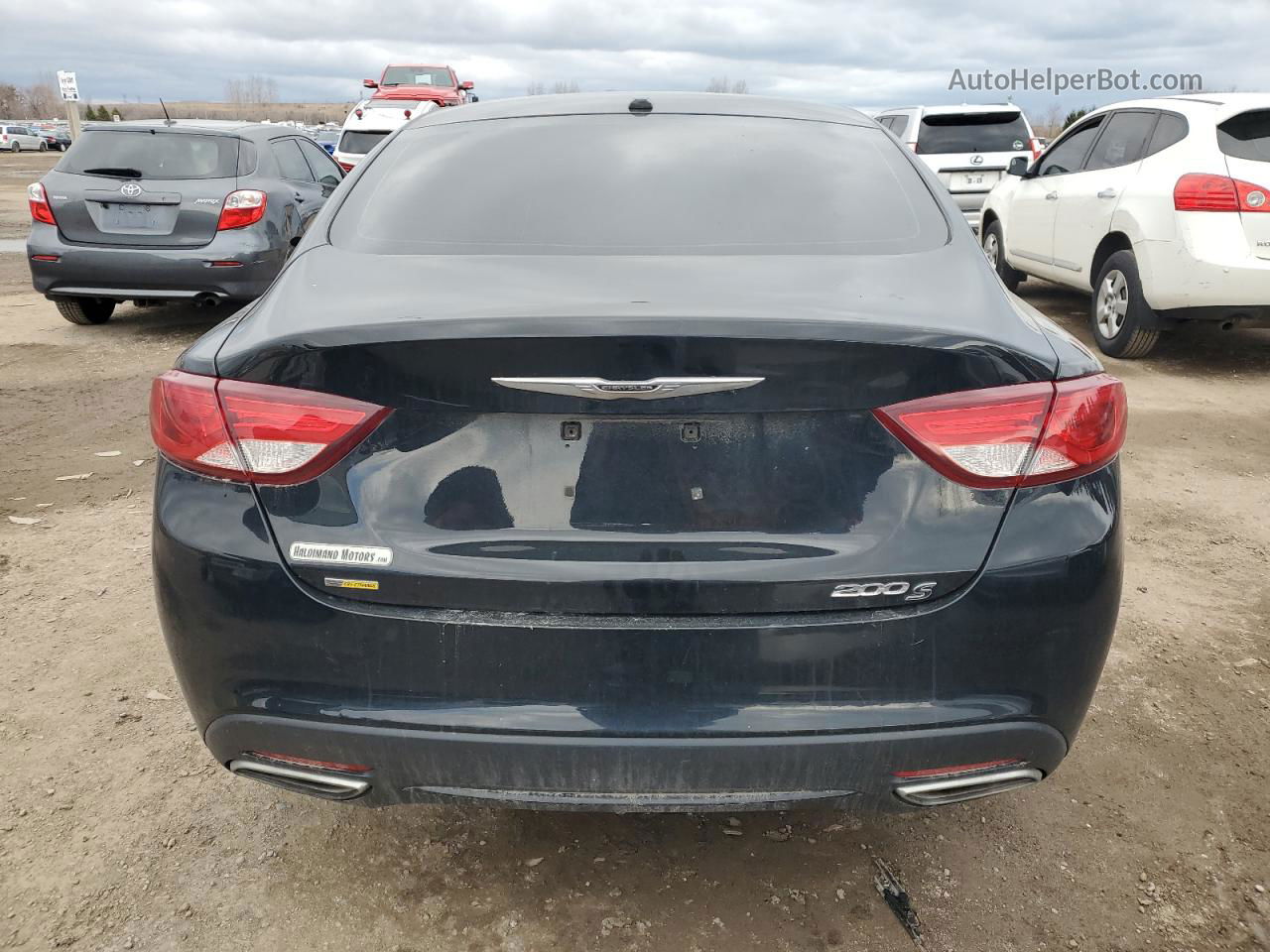 2015 Chrysler 200 S Черный vin: 1C3CCCBB7FN708573