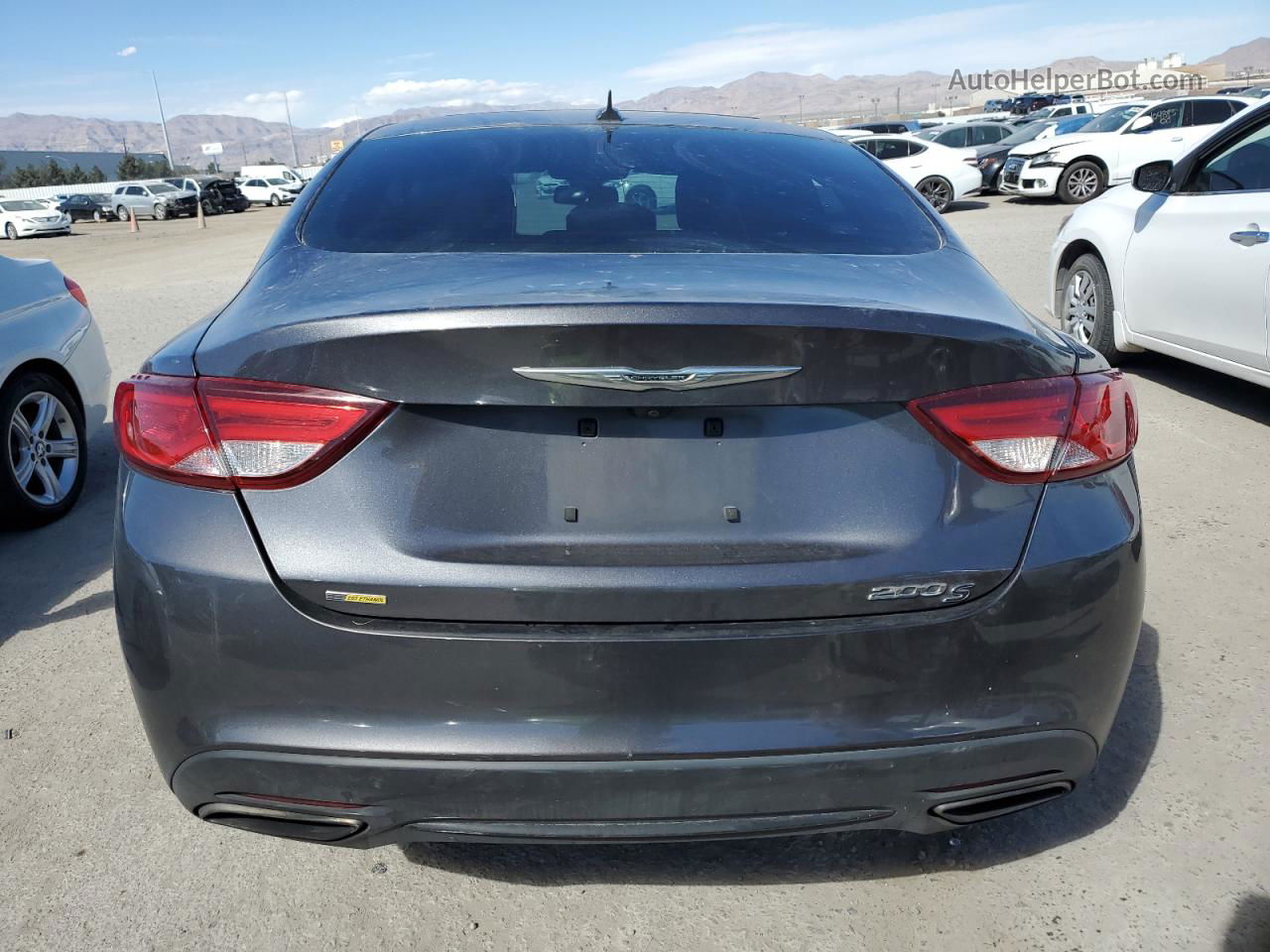 2015 Chrysler 200 S Black vin: 1C3CCCBB7FN709805