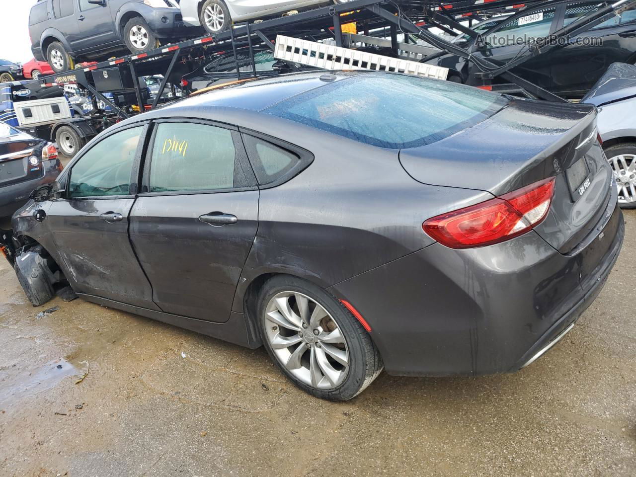 2015 Chrysler 200 S Gray vin: 1C3CCCBB7FN749981