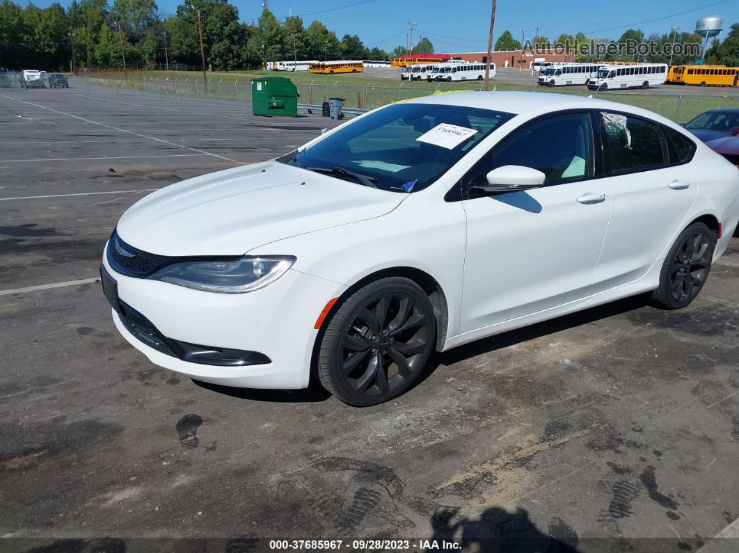 2015 Chrysler 200 S Белый vin: 1C3CCCBB7FN757272