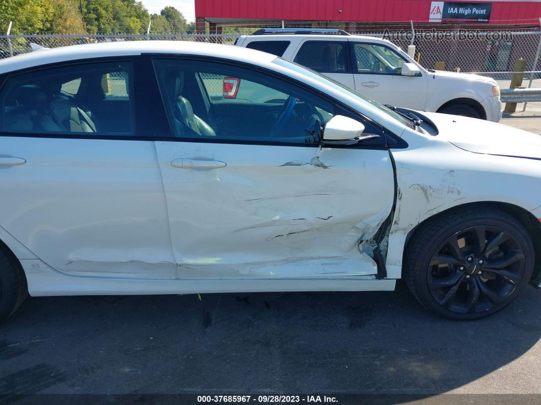 2015 Chrysler 200 S White vin: 1C3CCCBB7FN757272