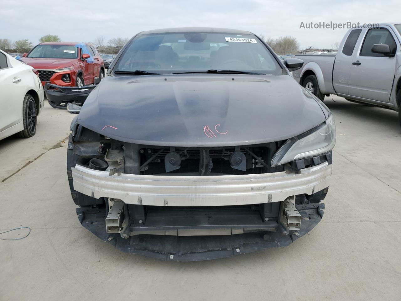 2015 Chrysler 200 S Серый vin: 1C3CCCBB7FN760690