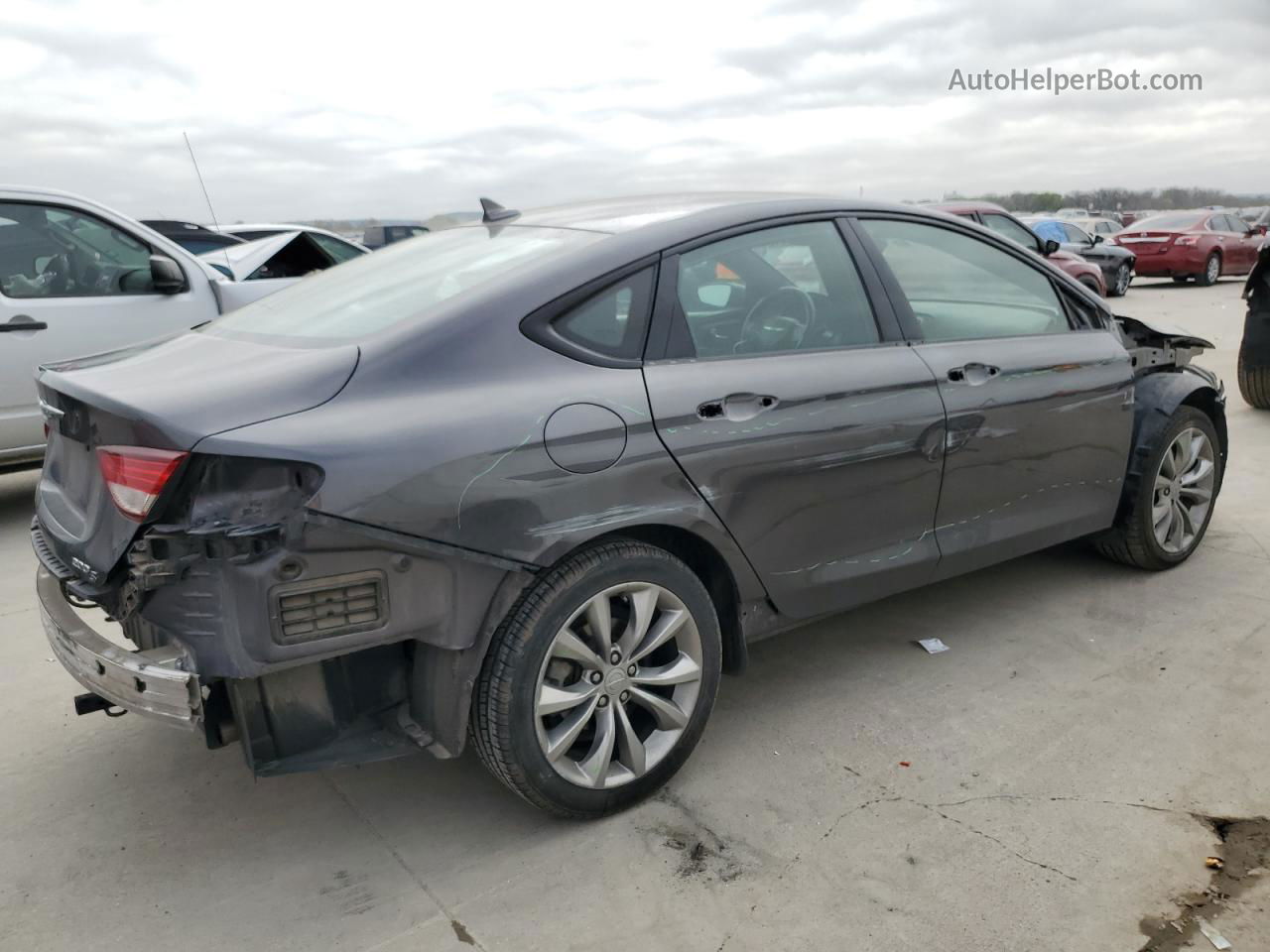 2015 Chrysler 200 S Gray vin: 1C3CCCBB7FN760690