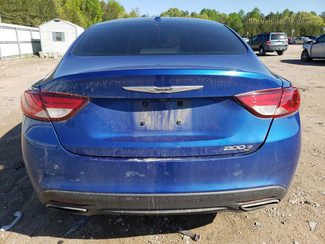 2016 Chrysler 200 S Blue vin: 1C3CCCBB7GN128189