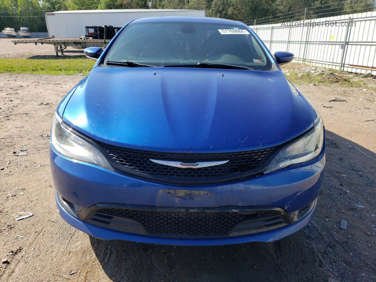 2016 Chrysler 200 S Blue vin: 1C3CCCBB7GN128189