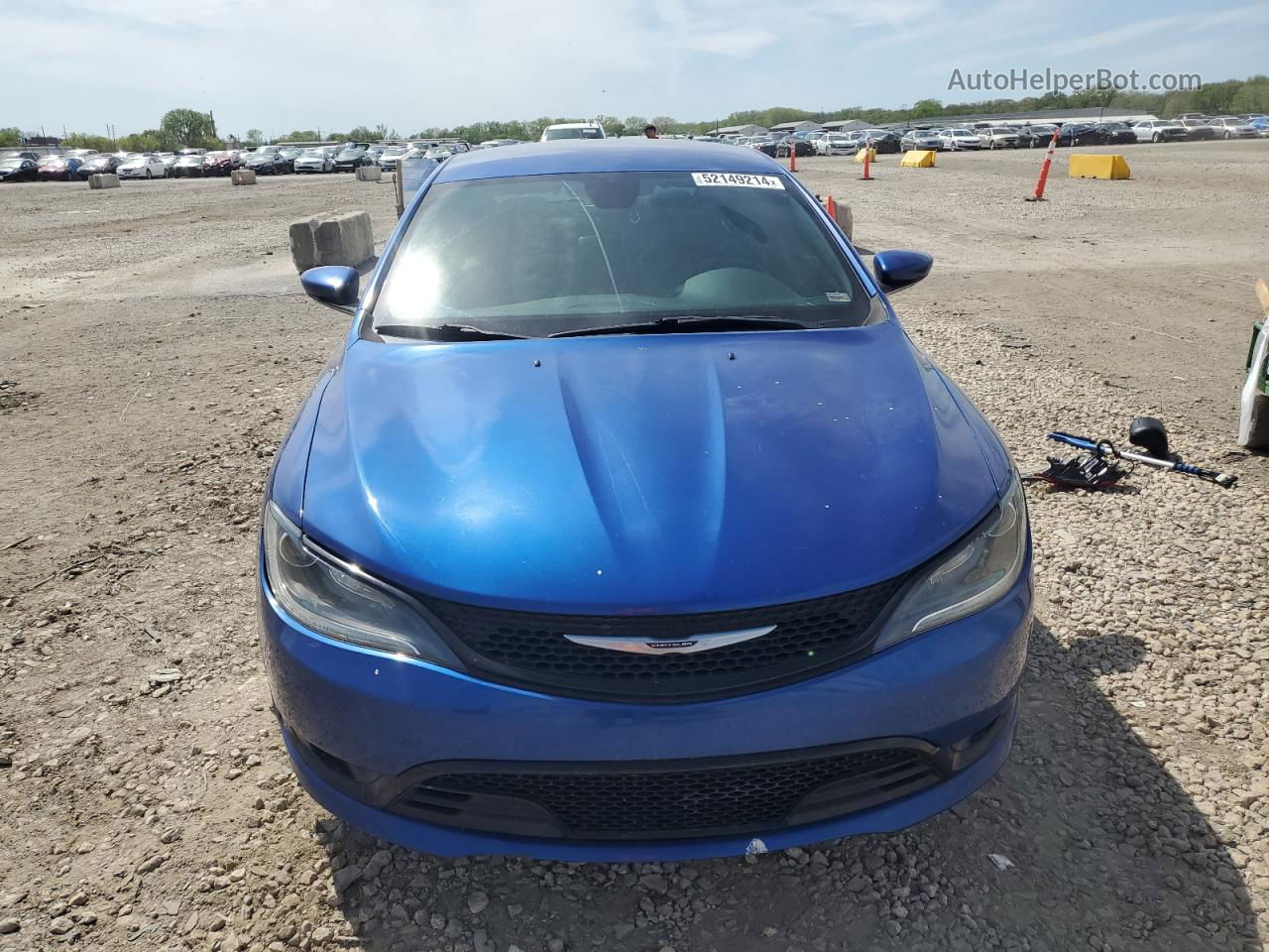 2016 Chrysler 200 S Синий vin: 1C3CCCBB7GN142545