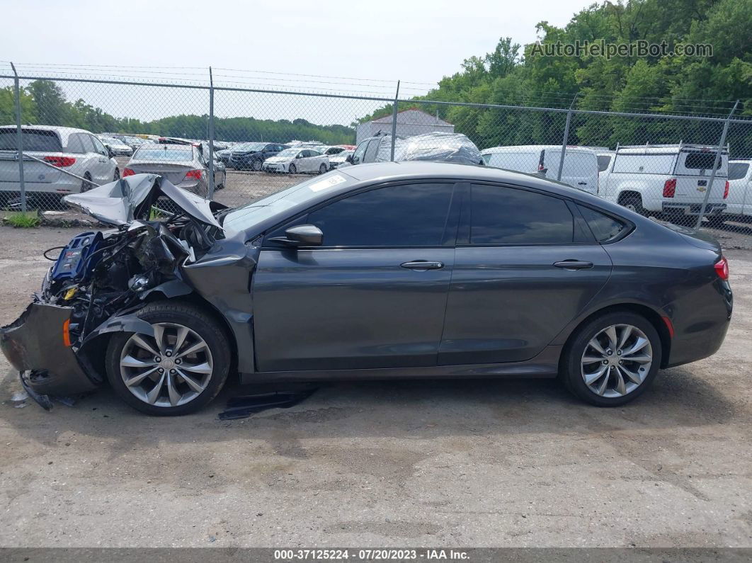 2016 Chrysler 200 S Gray vin: 1C3CCCBB7GN142884