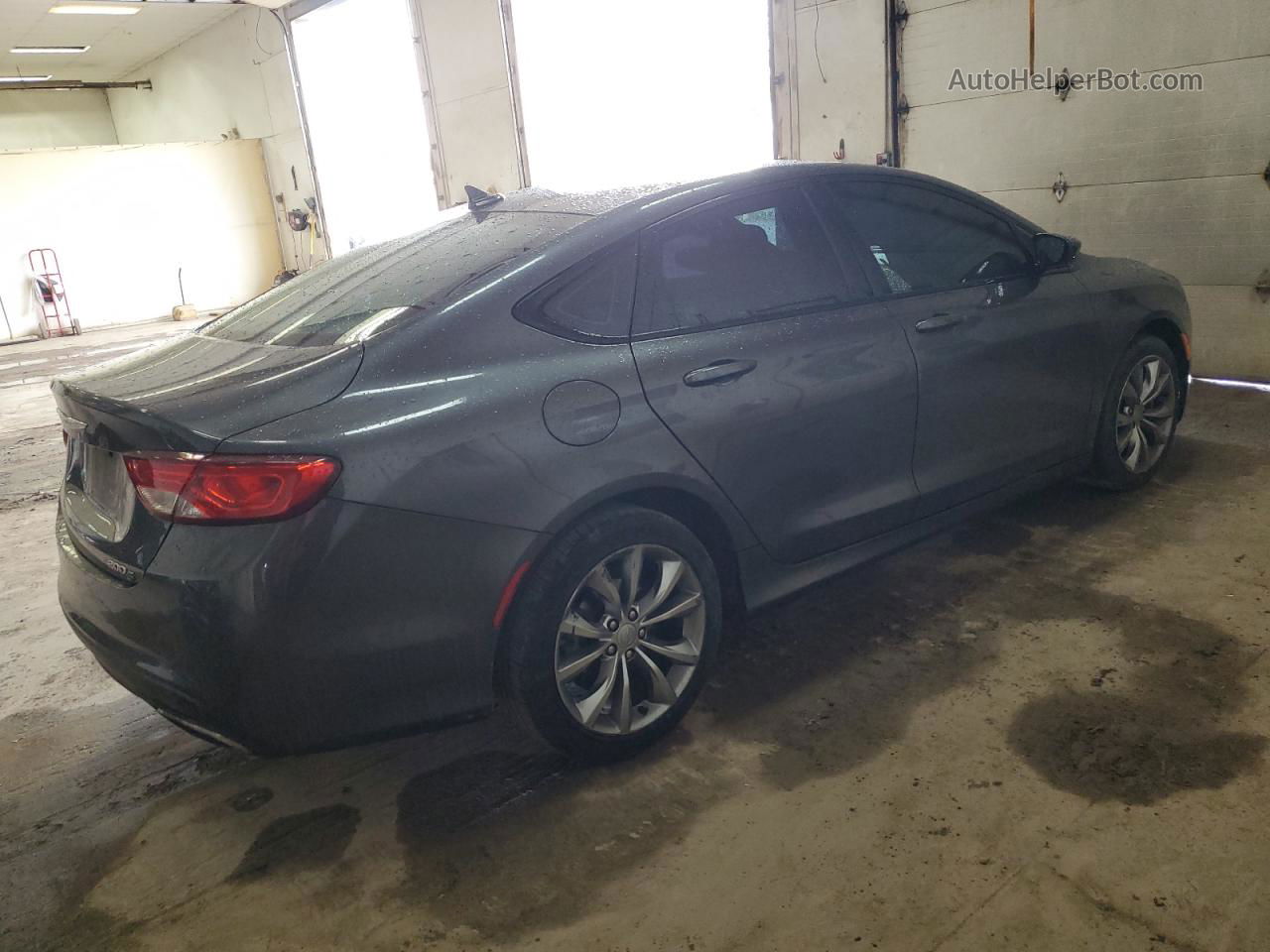 2016 Chrysler 200 S Charcoal vin: 1C3CCCBB8GN147821