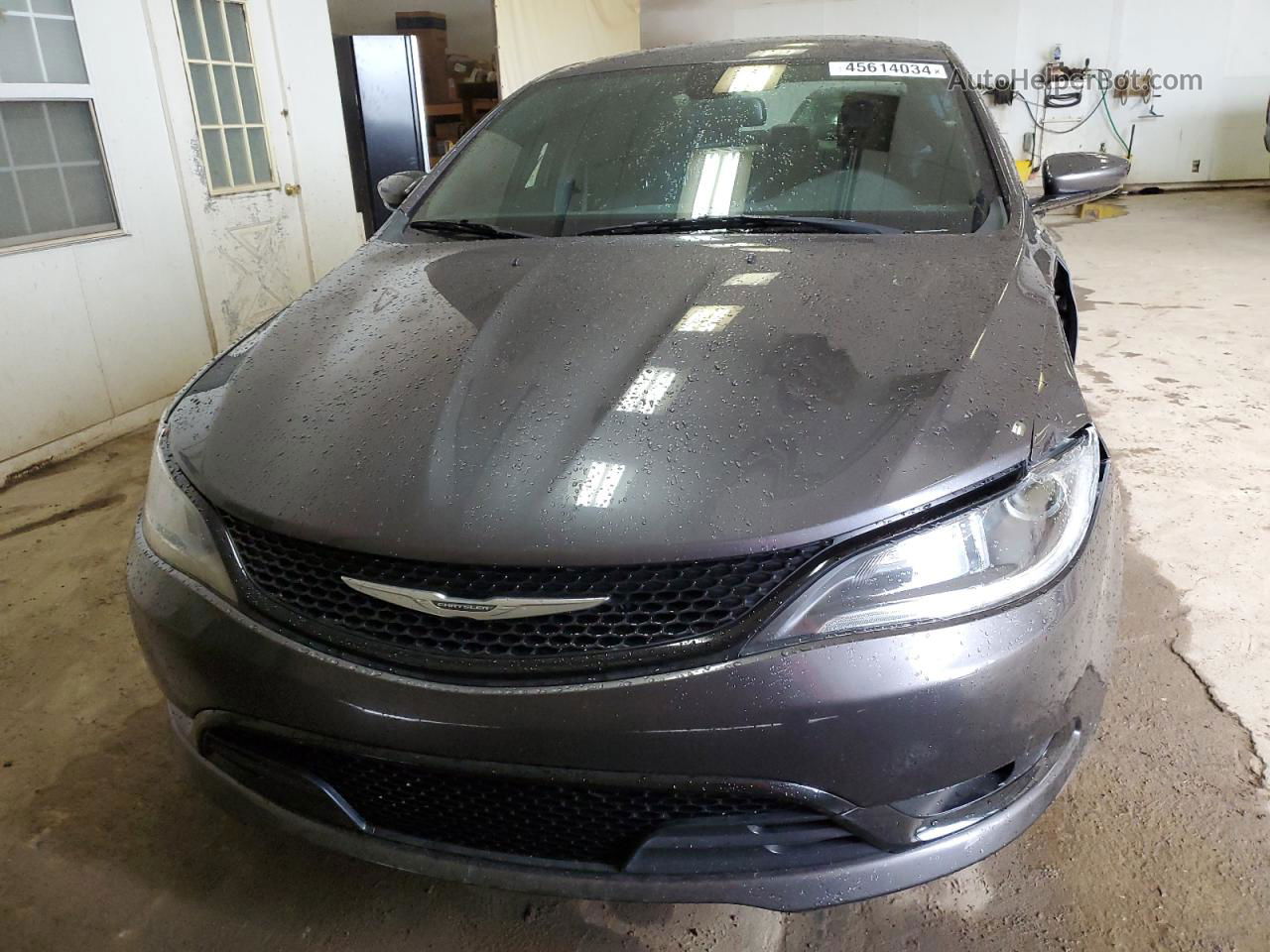 2016 Chrysler 200 S Charcoal vin: 1C3CCCBB8GN147821