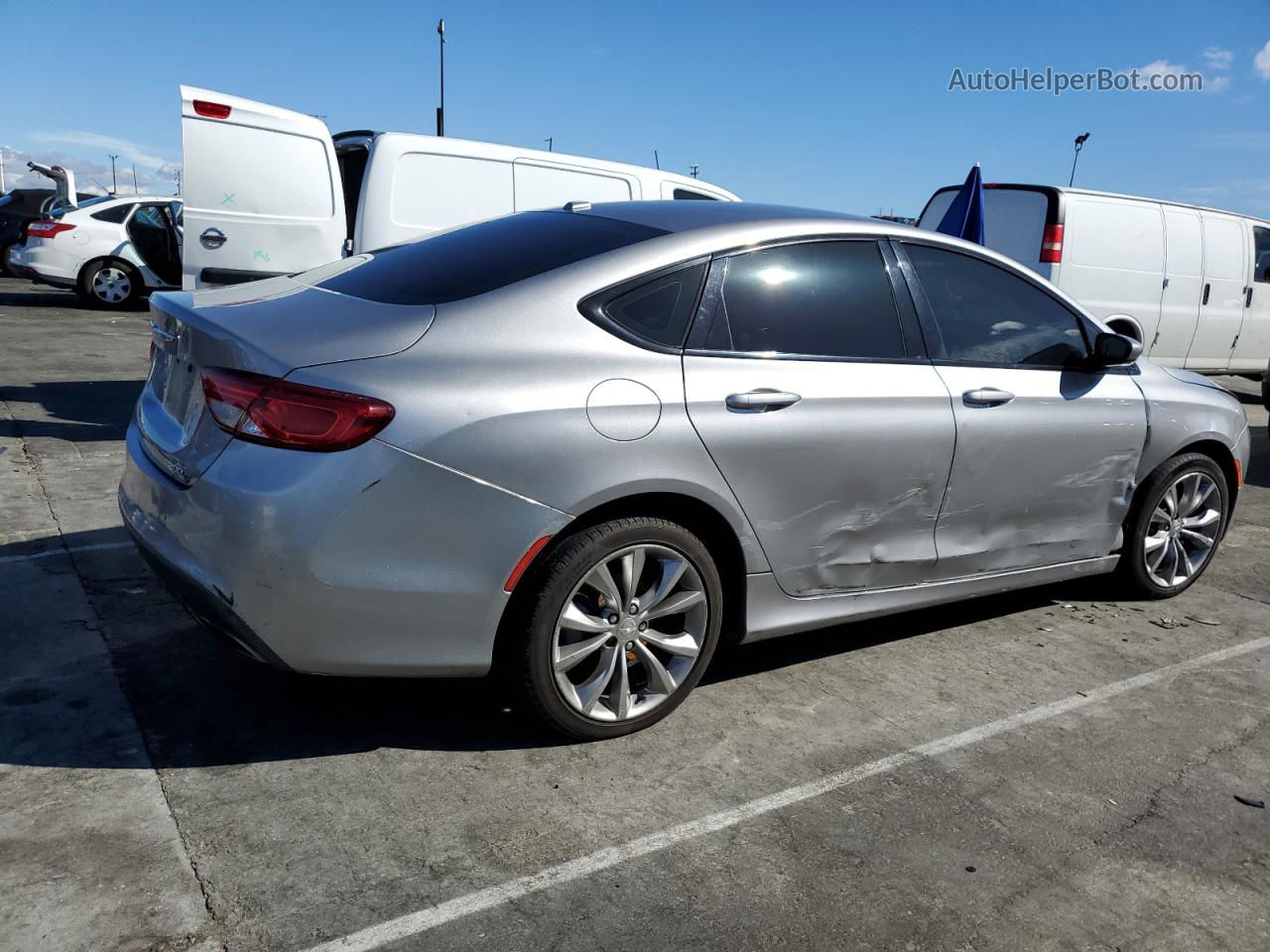 2015 Chrysler 200 S Silver vin: 1C3CCCBB9FN585472