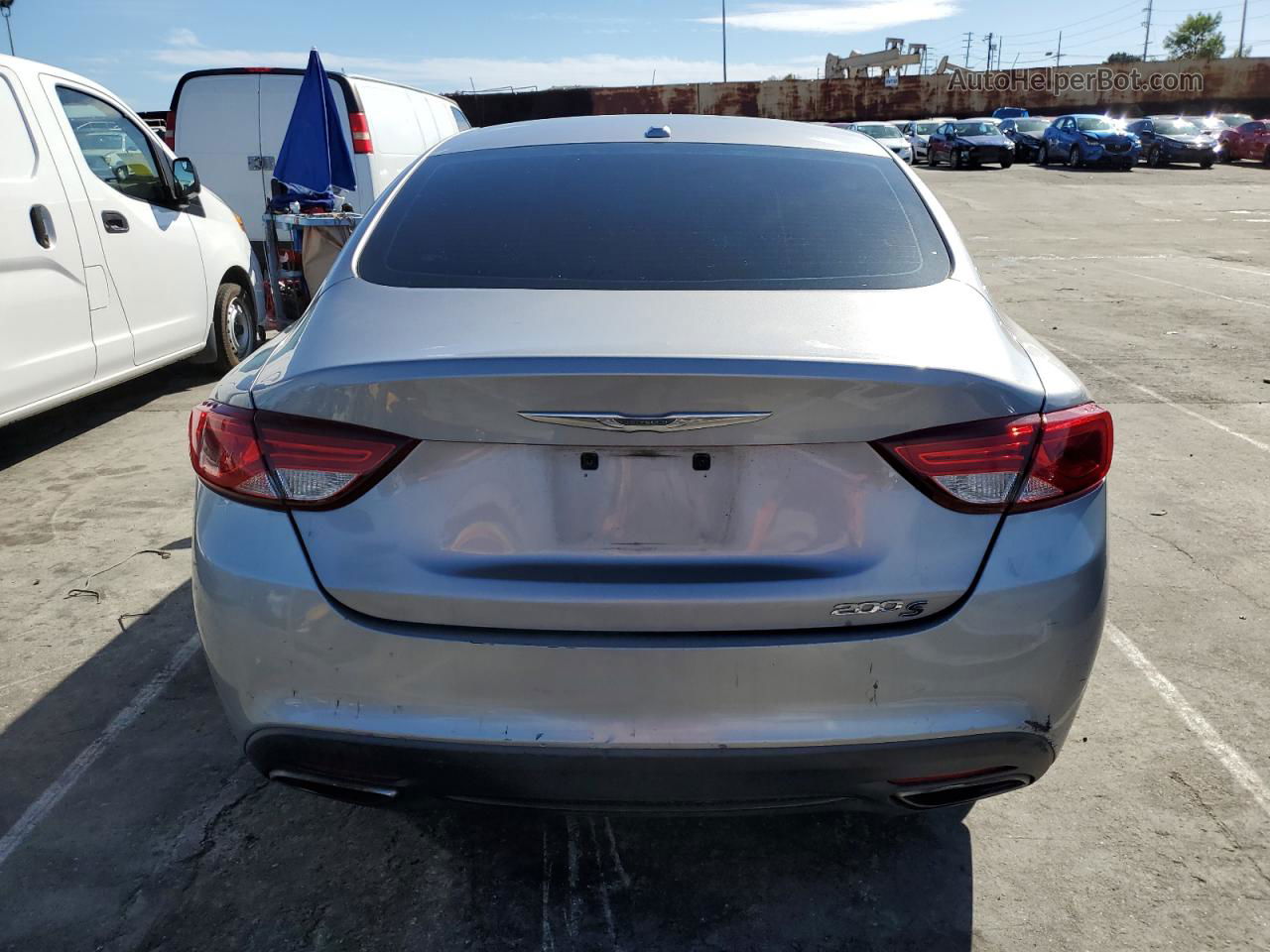 2015 Chrysler 200 S Silver vin: 1C3CCCBB9FN585472