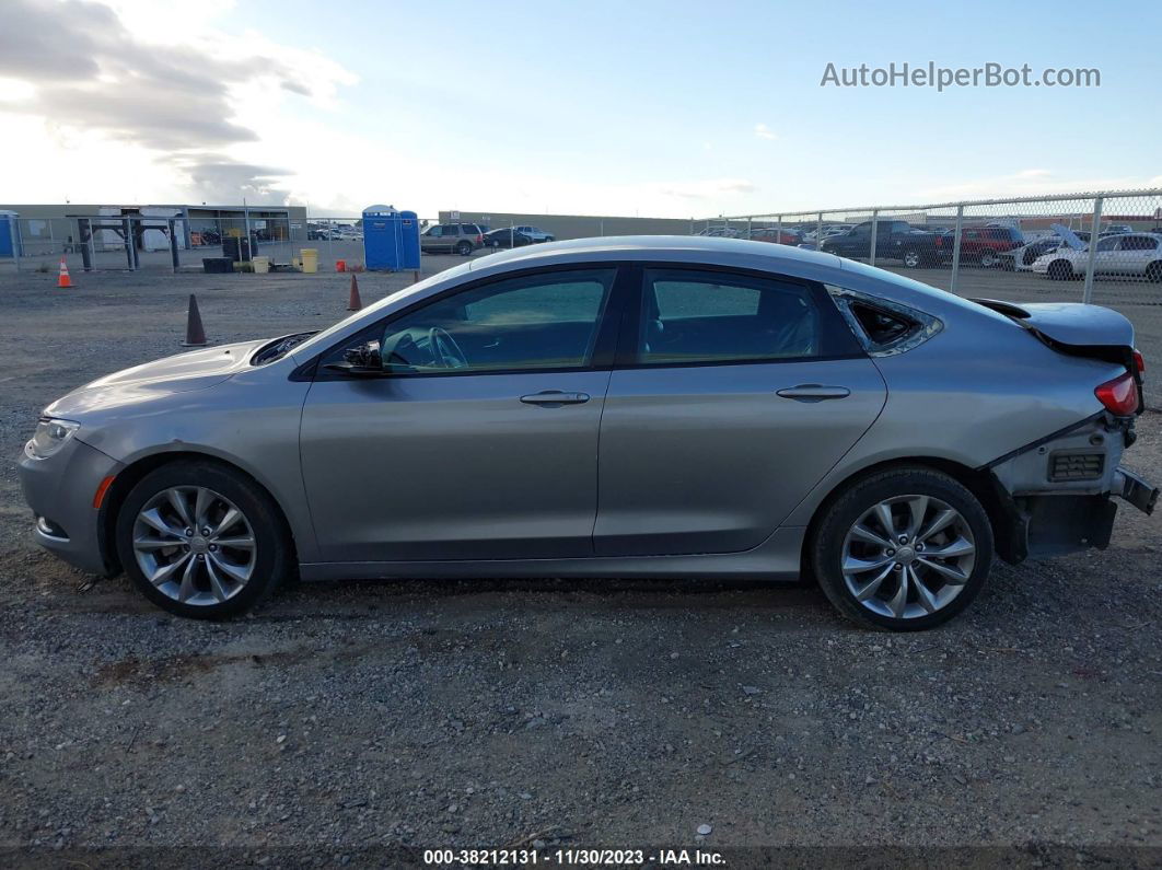 2015 Chrysler 200 S Gray vin: 1C3CCCBB9FN619345